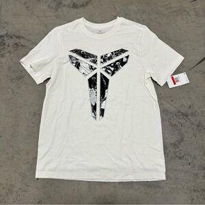 NIKE KOBE MEN’S SHORT SLEEVE SHIRT - Color White - Size L